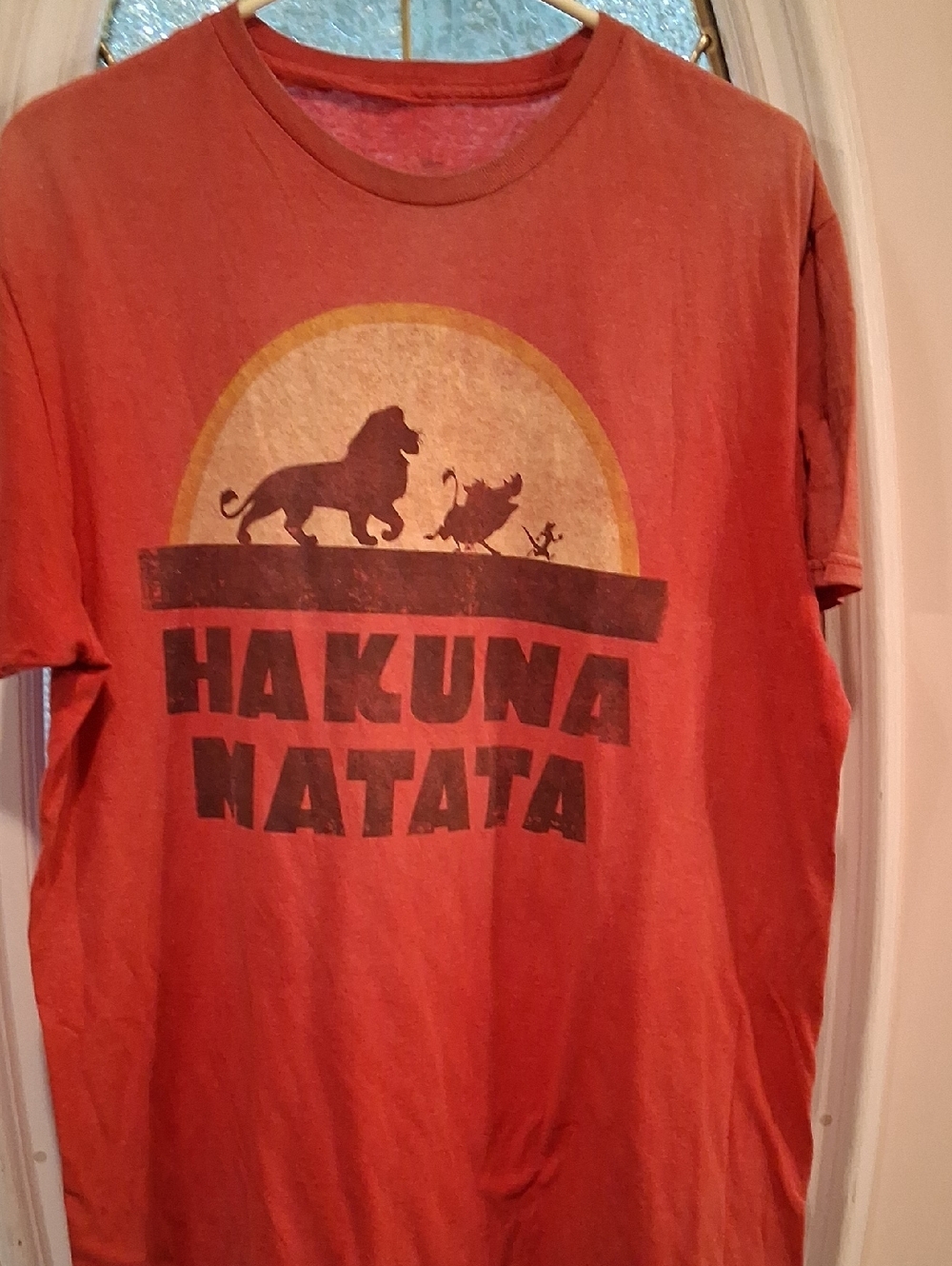 Disney Hakuna Matata Graphic Tee - Orange